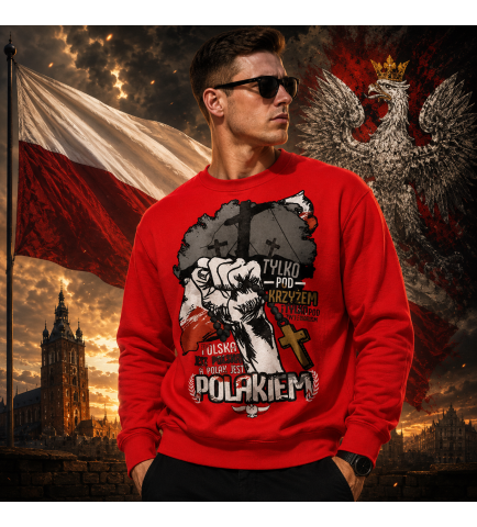 BLUZA TYLKO POD KRZYŻEM